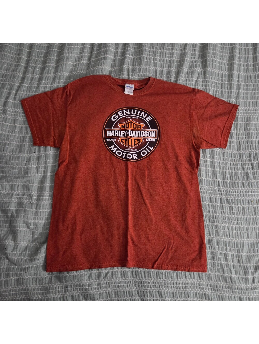 Harley-Davidson Genuine Motor Oil red T-shirt